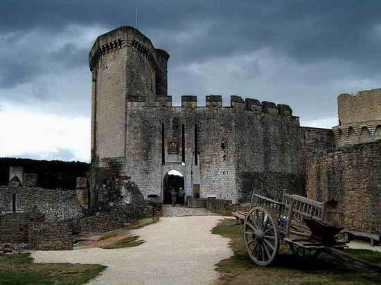 Entrée du château de Bonaguil